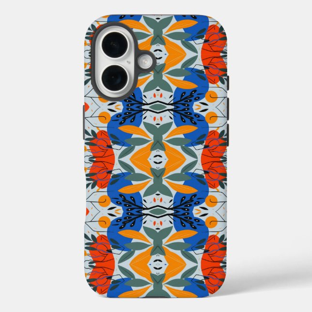 Funda iPhone 16 Naturaleza Colorida Abstracta (Reverso )