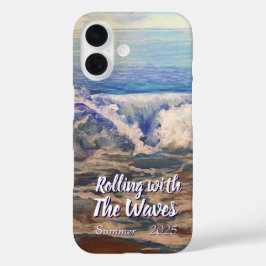 Funda iPhone 16 NATURALEZA de Olas Azules de Seascape