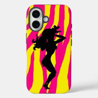Funda iPhone 16 Naughty Waitress Silhouette