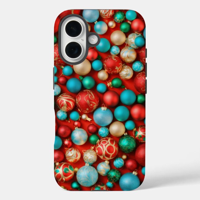 Funda iPhone 16 Navidades Bauble Bliss (Reverso )