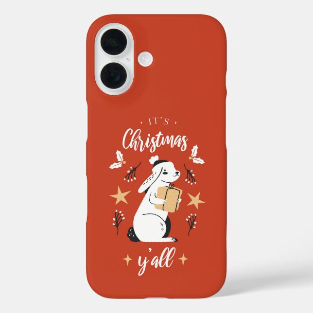 Funda iPhone 16 Navidades Bunny (Reverso )