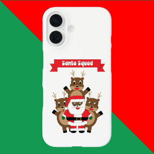 Funda iPhone 16 Navidades de la Escuadrón de Santa Clara Radican G