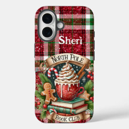 Funda iPhone 16 Navidades del Club de Libros del Polo Norte person