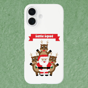 Funda iPhone 16 Navidades del Escuadrón de Santa Camila