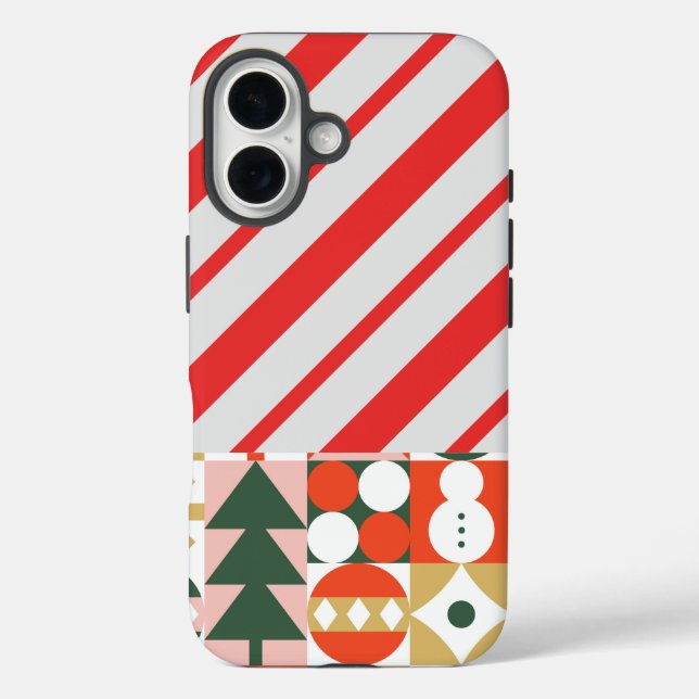 Funda iPhone 16 Navidades festivos (Reverso )