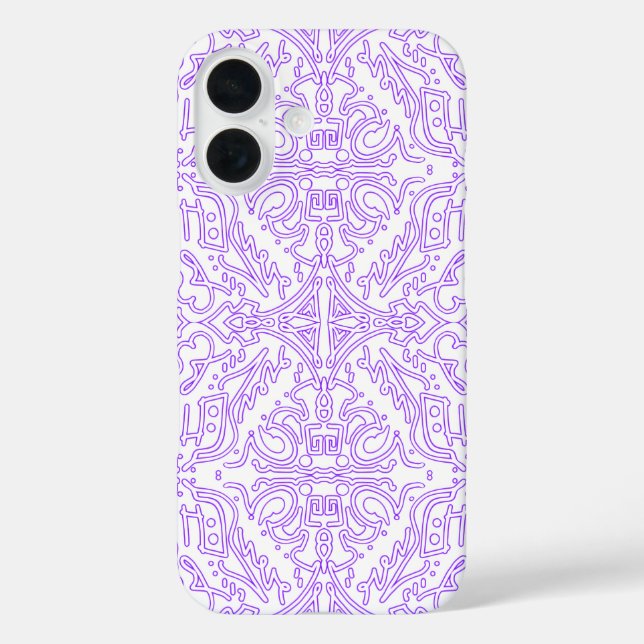 Funda iPhone 16 Nebulosa Mística Lila (Reverso )