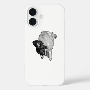 Funda iPhone 16 Negrita Manga Dot Corgi Guard