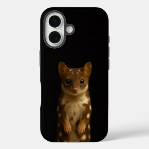 Funda iPhone 16 Negro 4 Luxe iPhone 16 Mate, Quoll Dulce