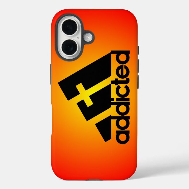 Funda iPhone 16 Negro adicto (Reverso )