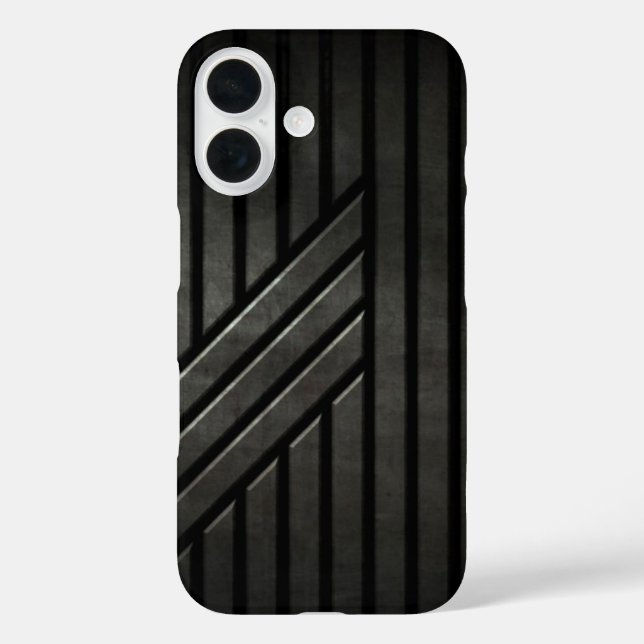 Funda iPhone 16 Negro Stealth (Reverso )