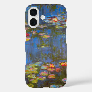 Funda iPhone 16 Nenúfares de Claude Monet, Arte de la Naturaleza V