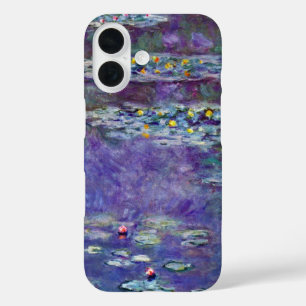 Funda iPhone 16 Nenúfares de Claude Monet, Impresionismo antiguo
