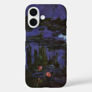 Funda iPhone 16 Nenúfares de Claude Monet, Impresionismo Vintage