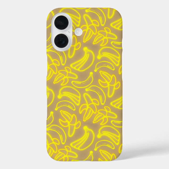 Funda iPhone 16 Neon Bananas tan (Reverso )