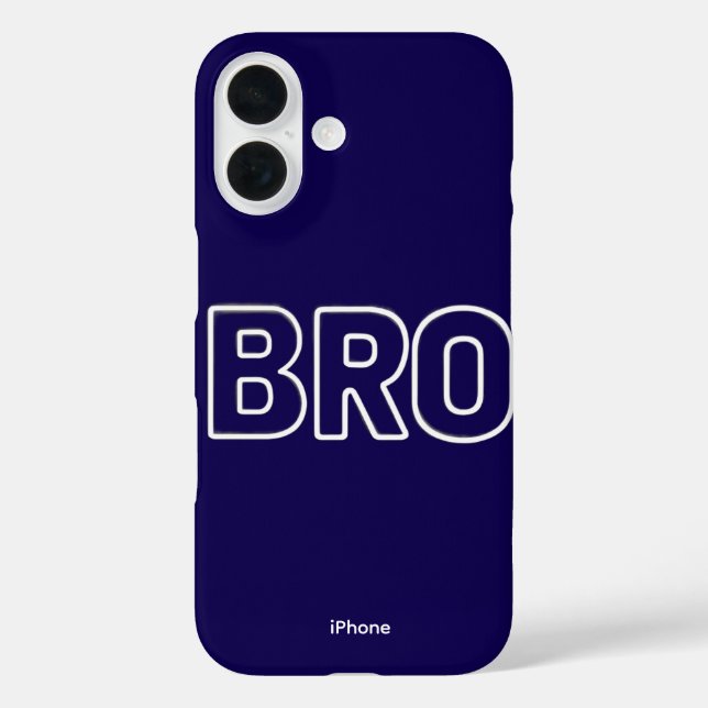 Funda iPhone 16 Neon Bro iPhone 16 Case (Reverso )