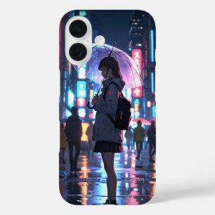 Funda iPhone 16 Neon City Chica