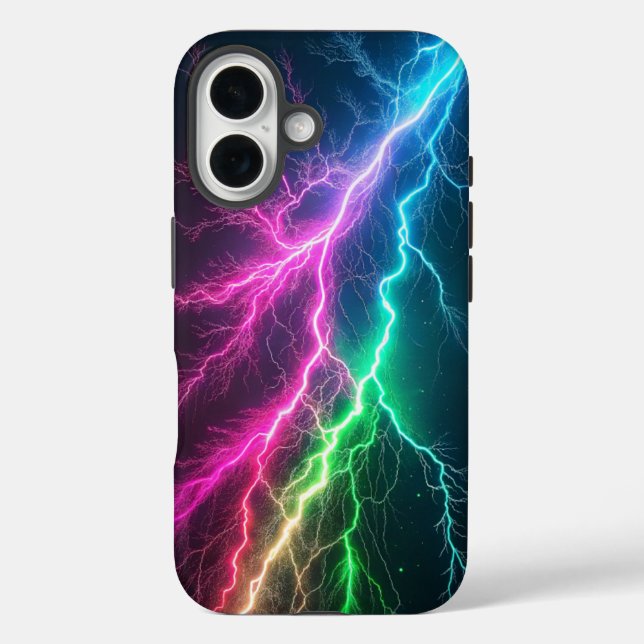 Funda iPhone 16 Neon Pulse (Reverso )