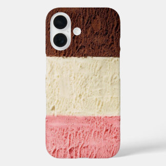 Funda iPhone 16 Neopolitan Ice Cream