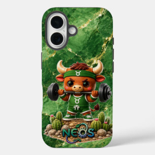Funda iPhone 16 Neos Zodiac Kawaii Tauro