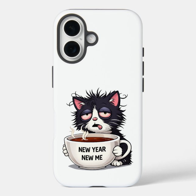 Funda iPhone 16 new year, new me (Reverso )