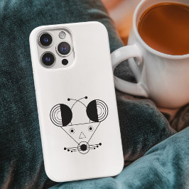 Funda iPhone 16 Nezumi Armadura Zodiaca Geométrica