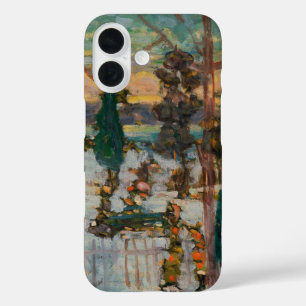 Funda iPhone 16 Nieve en abril por Maurice Prendergast, Arte Antig