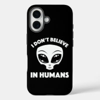 No creo en los humanos Personalizado extranjero en