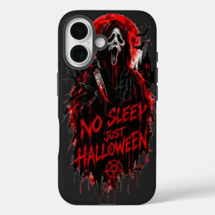Funda iPhone 16 No dormir solo grito de Halloween Diseño gótico de