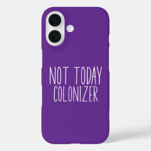 Funda iPhone 16 NO HOY COLONIZADOR Divertido Retro