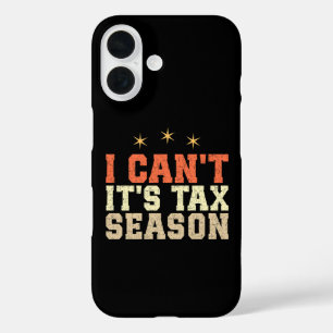 Funda iPhone 16 No puedo es temporada de impuestos