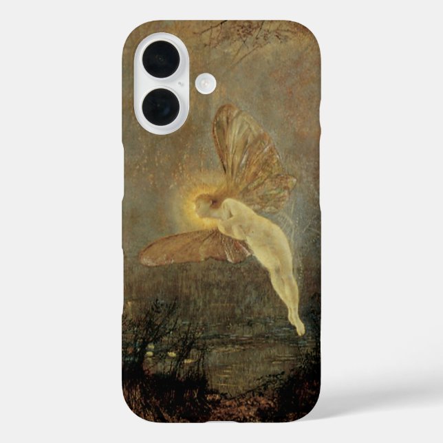 Funda iPhone 16 Noche de verano de Grimshaw, arte victoriano vinta (Reverso )