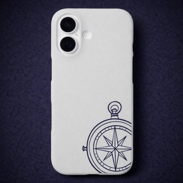 Funda iPhone 16 Nocturnal Study dark academia compass   (Subido por el creador)