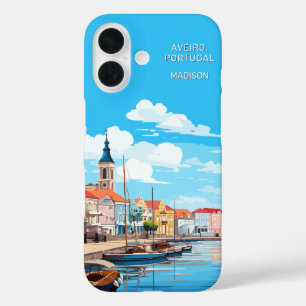 Funda iPhone 16 Nombre personalizado Aveiro Portugal