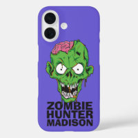 Nombre personalizado Casos de teléfono Zombie Hunt