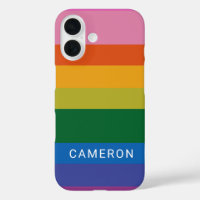 Nombre personalizado de las franjas arcoiris moder