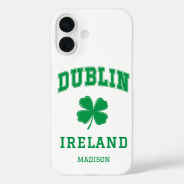 Funda iPhone 16 Nombre personalizado Dublín Irlanda