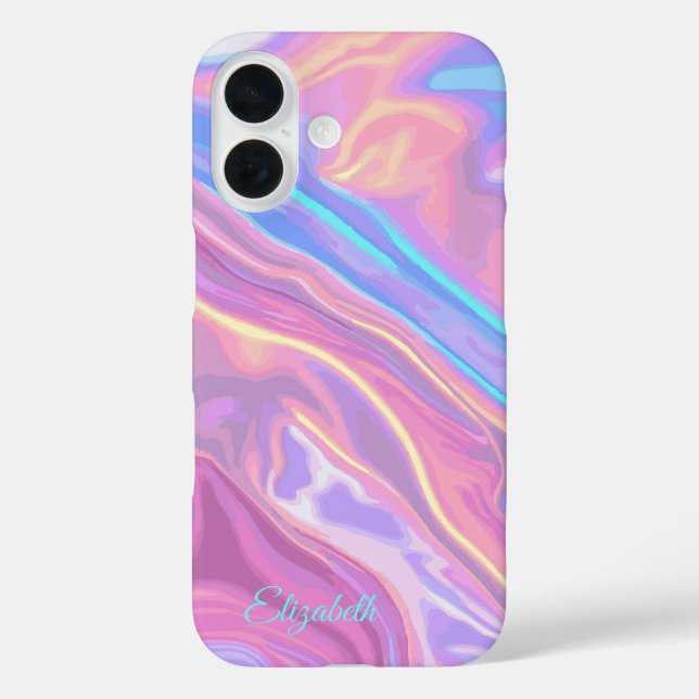 Funda iPhone 16 Nombre personalizado irlandés (Reverso )