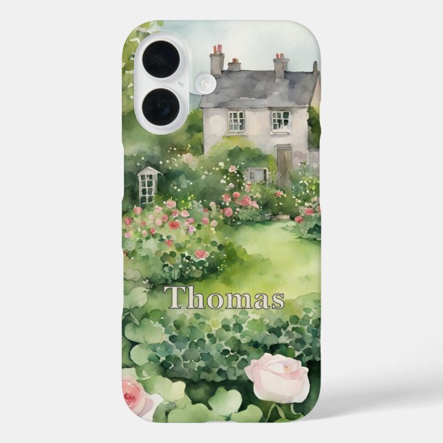 Funda iPhone 16 Nombre personalizado País Irlanda (Reverso )