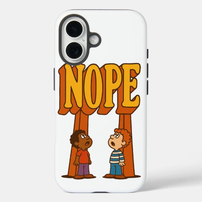 Funda iPhone 16 Nope Phone Case (Reverso )