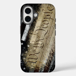 Funda iPhone 16 Nosotros, la Bandera Industrial Estadounidense del