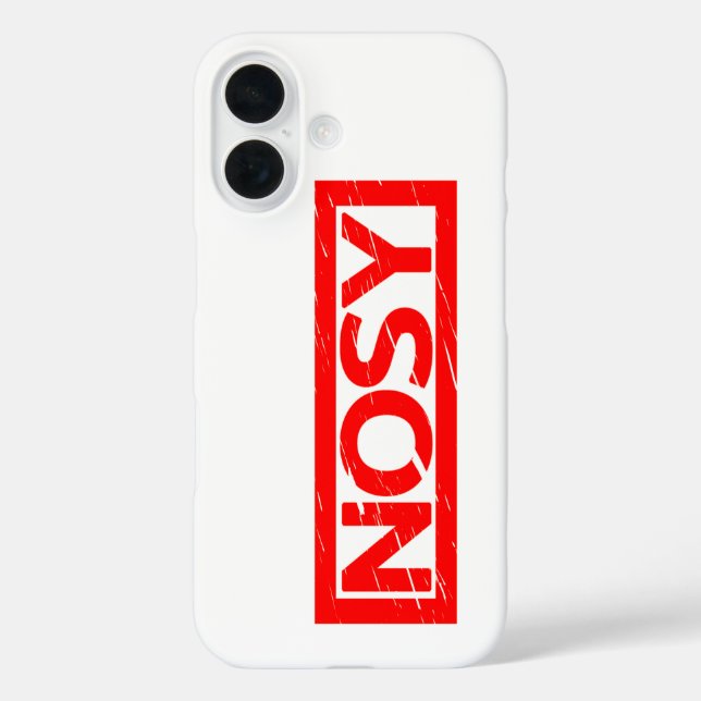 Funda iPhone 16 Nosy Stamp (Reverso )