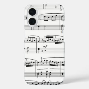 Funda iPhone 16 notas de la música