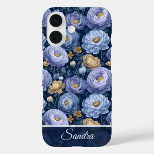 Funda iPhone 16 Novia Artística Regalo Ranunculus Nombre