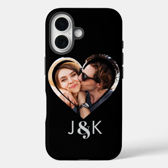 Funda iPhone 16 Novia Noyfriend Collage de fotos Cita Pareja (Reverso )