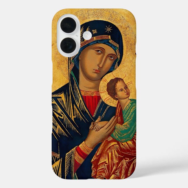 Funda iPhone 16 Nuestra madre del éxito perpetuo (Reverso )