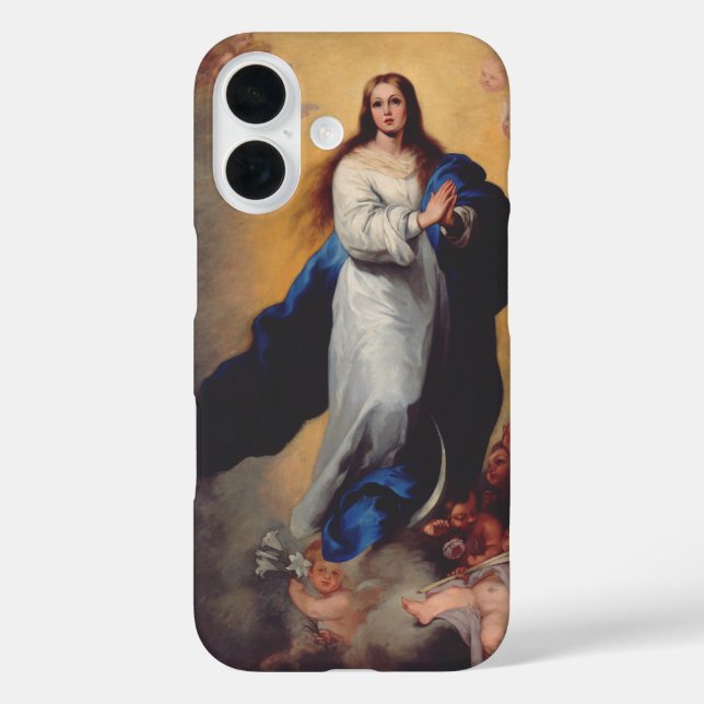 Funda iPhone 16 Nuestra Señora de la Inmaculada Concepción (Reverso )