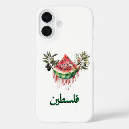 Funda iPhone 16 Nueva cubierta palestina - diseño de la sandía