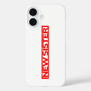 Funda iPhone 16 Nueva estampilla de hermana