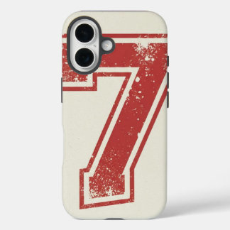 Funda iPhone 16 número siete de la suerte