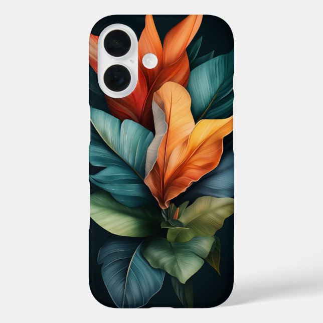 Funda iPhone 16 Número tropical (Reverso )